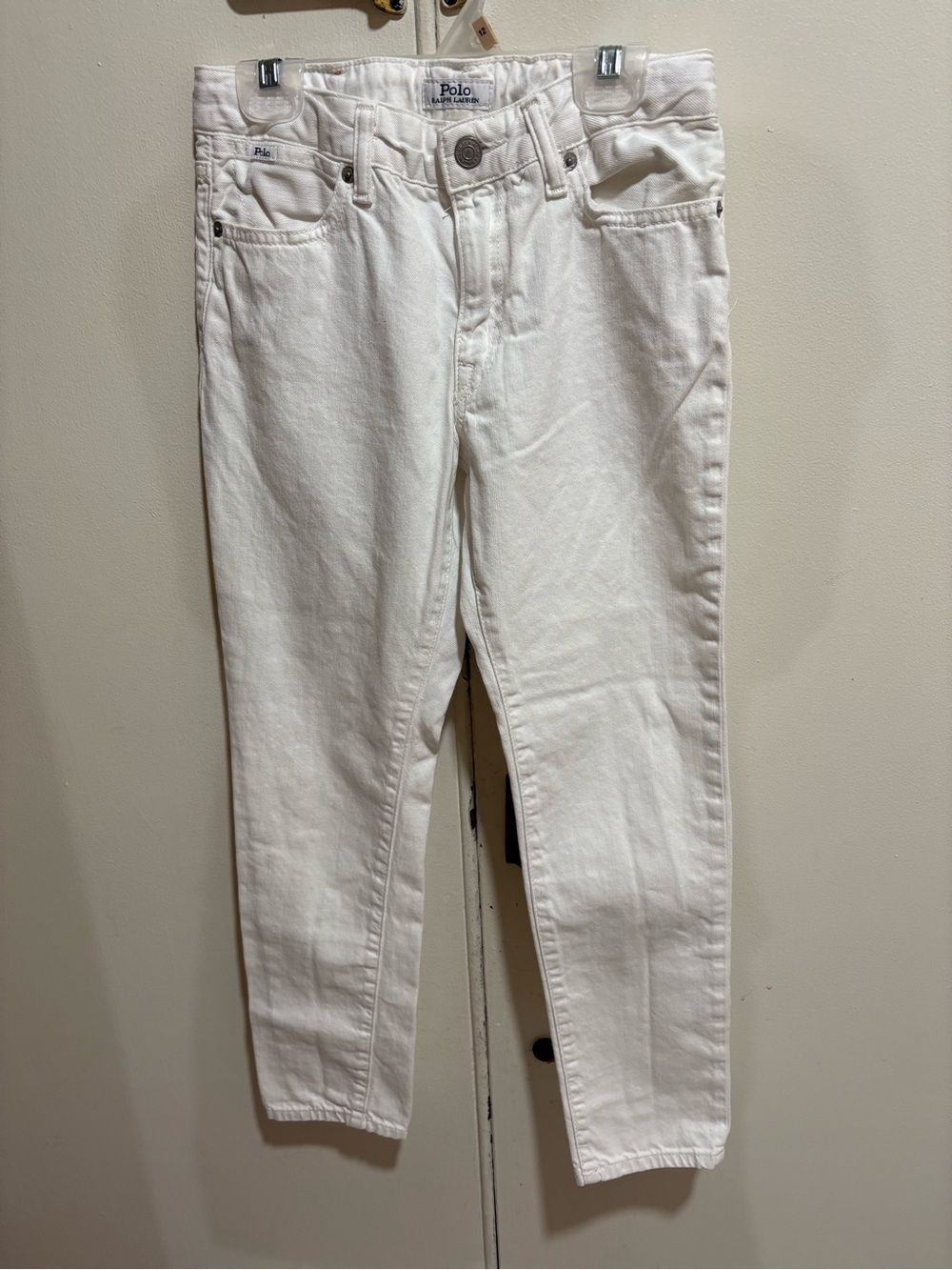 Polo by Ralph Lauren White the Astor skinny boyfriend  kids Jeans